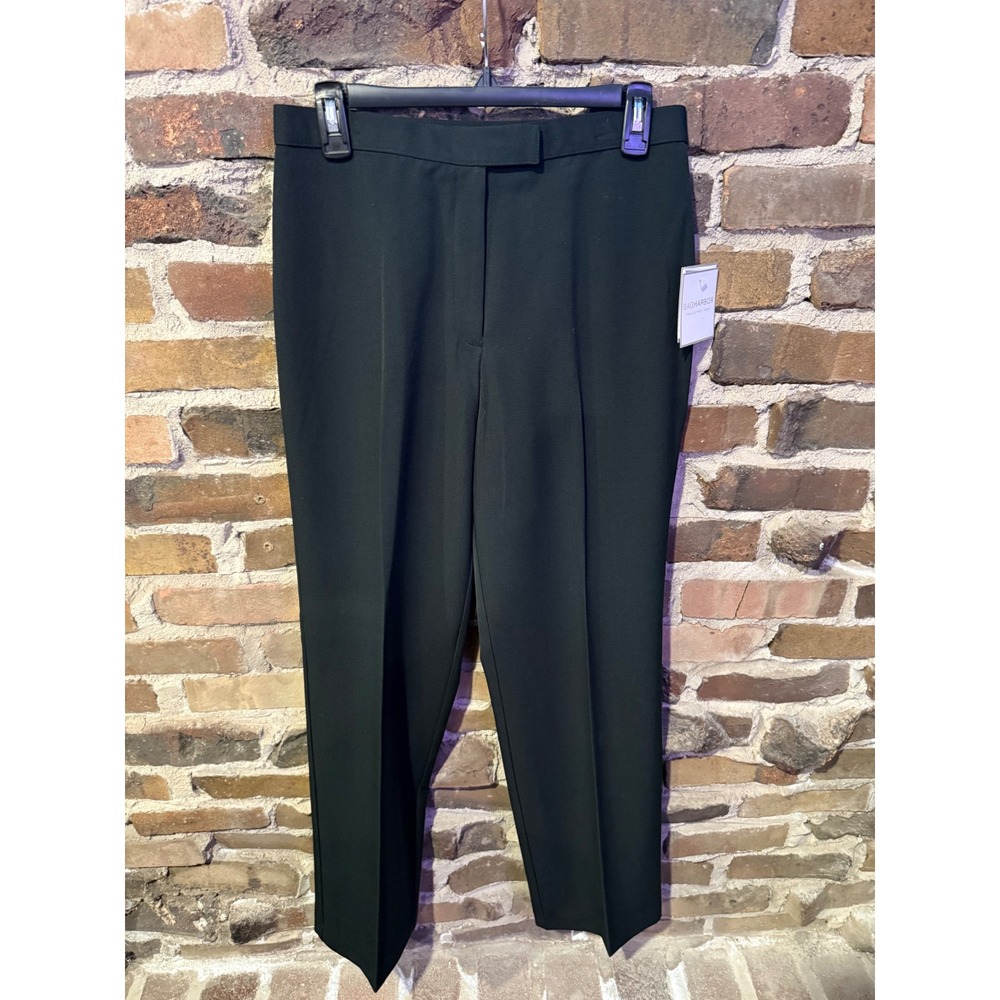 Sag Harbor Dress Pants Womens 8 Black Quiet Luxury Office Siren Trousers